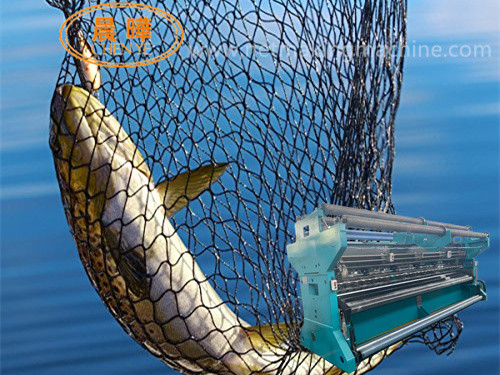 HDPE PET NYLON Fish Net Knotless في الهواء الطلق آلة شباك الصيد