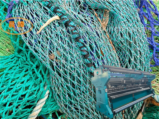 البوليستر الصيد صافي شبكة صغيرة الطعم السمك صافي ماكينة 200-480 دورة في الدقيقة