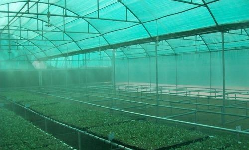 إبرة مزدوجة ظل شبكة ظل الشمس DRCA نوع HDPE المادة العذراء أشعة الشمس الخضراء شبكة الظل صنع آلة
